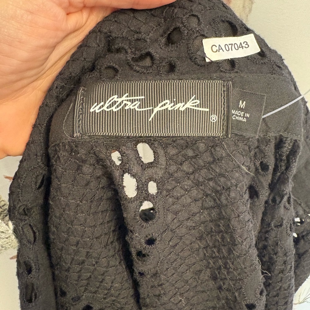 Black Lace Shirt​ - Picture 2 of 9